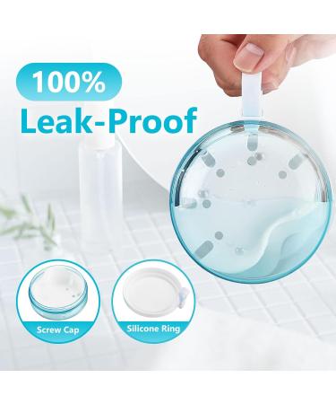 Okcnoupp Dental Retainer Case Denture Cleaning Box with Strainer & Mirror (Free Chewer + Braces Extractor + Brush) Suitable for Removable Braces Storage Soaking Cleaning Round - Buy Online on GoSupps.com