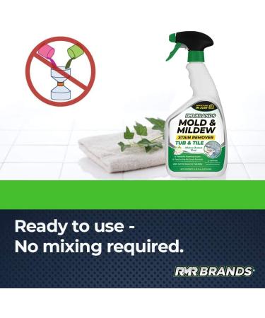RMR Tub and Tile Cleaner - Industrial-Strength Mold & Mildew Stain Remover - No-Scrub Foam Cleaner - 32 Fl Oz - Modern Orchard Scent - Buy Online on GoSupps.com