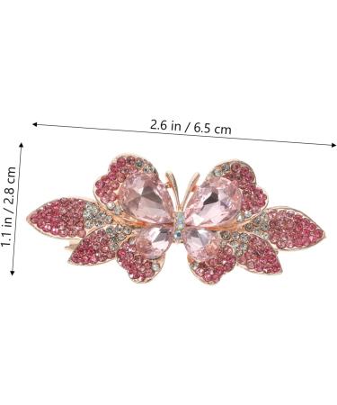 rhinestone hair clip boho hair barrettes ponytail holders barrettes gem hair barrettes spring clip barrettes automatic hair clips french hair barrettes bride vintage jewelry Metal 6.5x2.8x2cm As Shown - Buy Online on GoSupps.com