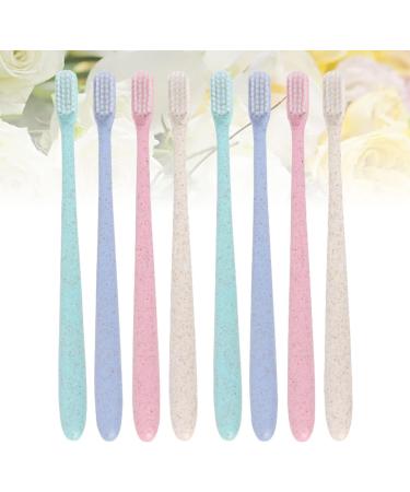 Travel-Friendly Organic Toothbrush Set - 6 Boxes of 8 Pieces | Portable Couple's Oral Care Essentials - Buy Online on GoSupps.com