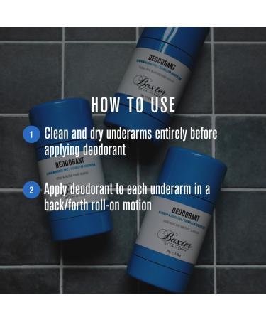 Baxter of California Aluminum-Free Deodorant - Italian Lime & Pomegranate Essence | 2.65 oz | International Shipping Available - Buy Online on GoSupps.com
