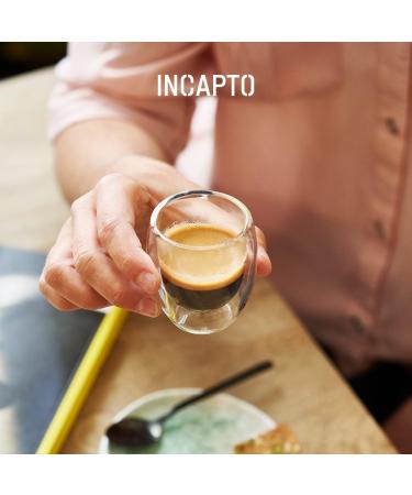 Incapto Dark Roast Coffee Beans - High Caffeine | Uganda Origin | 100% Robusta | Dark and Artisanal Roast | Bujanga Estate Victoria Lake | Very Strong Espresso | 500g Pack - Buy Online on GoSupps.com