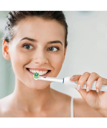 Toothbrush Replacement Heads for Oral-B Braun Pro 1000 - Medium Soft Bristles 8-Pack | International Shipping Available - Buy Online on GoSupps.com