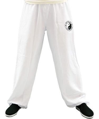 Taichi Lantern Pants - XX-Large White | Tinymori Kung Fu Uniform - Buy Online on GoSupps.com