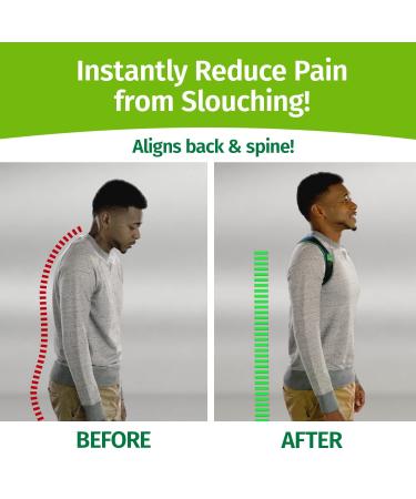 Hempvana Straight 8 Posture Corrector | As Seen On TV | Relieve Back Strain & Slouching | Moisture-Wicking Hemp Fibers | Adjustable & Lightweight | One Size - Buy Online on GoSupps.com