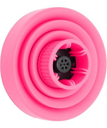 Foldable Hairdryer Diffuser - Fast Drying Blow Dryer Attachment for Curly Hair (Pink) - Buy Online on GoSupps.com