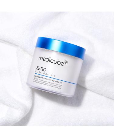 Medicube Zero Pore Pads - Exfoliate & Clear Sebum, Minimize Pores | 4.5% AHA + 0.45% BHA, Dual-Sided Pads | 70 Sheets - 2021 Korean Beauty Awards Winner - Buy Online on GoSupps.com