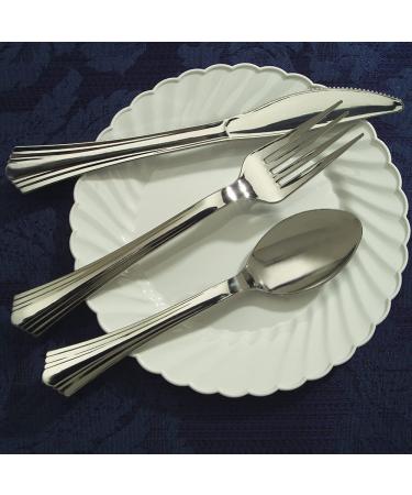 Reflections Plastic Silverware Set - 160 Pieces | Premium Disposable Cutlery - Buy Online on GoSupps.com
