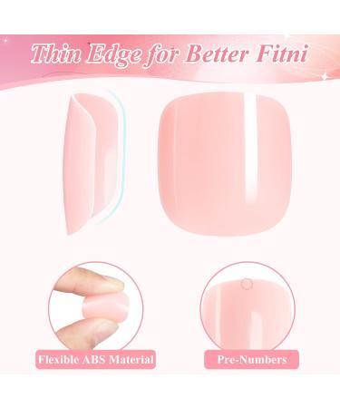 120 Pieces False Toenail Tips Set 12 Sizes Full Cover Fake Toenails Acrylic Artificial Stick on Toenails for Women Girls Nail Art DIY and Salon Foot Manicure - Buy Online on GoSupps.com