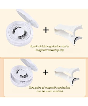 MYNOCK Icerostma Magnetic Eyelashes - Reusable Self Adhesive Double Sided Lashes | Natural Look | 2 Pairs - Shop Internationally - Buy Online on GoSupps.com