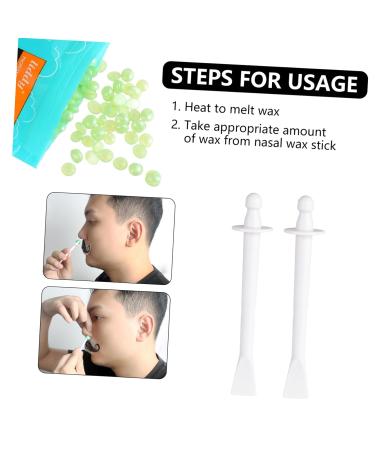 Minkissy 3 Sets Nasal Hair Rod & Wax Stick Spatula | Multi-Purpose Nose & Eyebrow Wax Remover - International Shipping Available - Buy Online on GoSupps.com