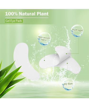 110 Pairs Eyelash Extension Gel Patches Kit - AHIER 100% Natural Hydrogel Eye Pads for Lash Extensions | Lint-Free Under Eye Makeup Gel Pads - Buy Online on GoSupps.com