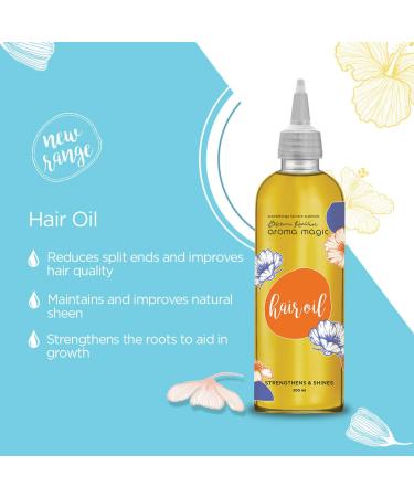 Aroma Magic Hair Oil 200ml | Argan & Bhringraj for Hair Growth | Nourishing Oil for Dry Scalp | Strengthen Roots & Reduce Split Ends - International Shipping Available - Buy Online on GoSupps.com