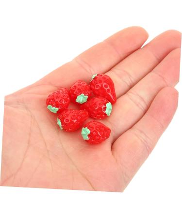 Alipis 90 Pcs Simulation Three-dimensional Fruit Mini Picture Frame Cake Toy Miniatures Miniature Dollhouse Accessories Diy Crafts Food Keychain Cake Decor Phone Case Strawberry Resin - Buy Online on GoSupps.com