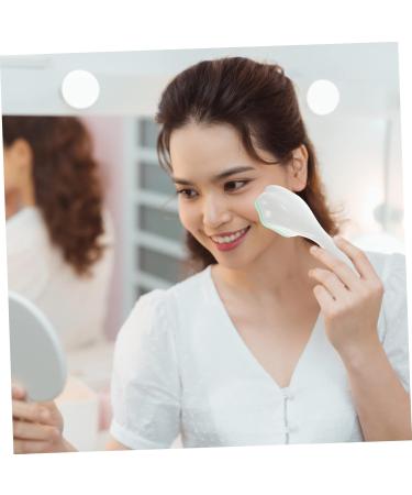 DRESSOOS Silicone face Brush Cleansing Skin Care Brush Deep Cleaning Brush Silicone Brush Manual Facial Silicone Facial cleansers Cleansing Brush Cleaning Supplies Handheld Miss Silica Gel Green 15.3x5.2cm - Buy Online on GoSupps.com