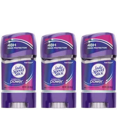 Lady Speed Stick 48HR Antiperspirant Deodorant Gel Fresh Fusion 2.30 oz (Pack of 3) - Buy Online on GoSupps.com