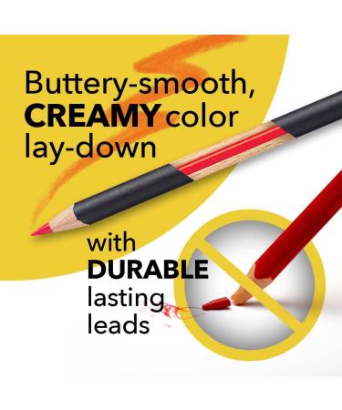 Castle Art Supplies 120 Colored Pencils Set - Professional Quality Soft Core Leads for Artists & Colorists - Presented in Black Tin Box - Buy Online on GoSupps.com
