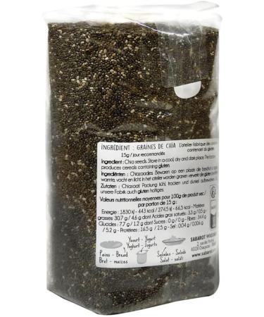 Sabarot - Chia Seeds - 400g Bag - Buy Online on GoSupps.com