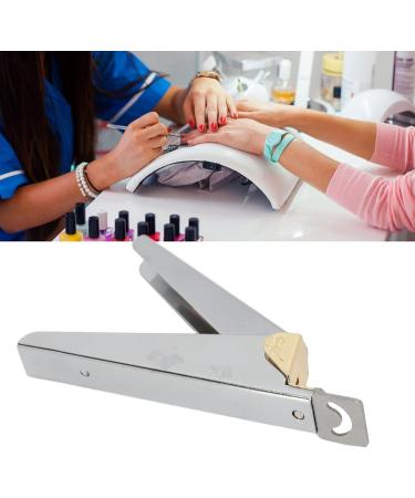 False Nail Clipper Comfortable Handle Easy Operation Good Workmanship Fake Nail Trimmer Lightweight U Shape for Home and Salon Use (Silver) - Buy Online on GoSupps.com