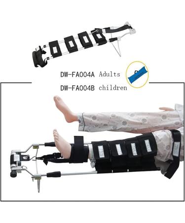 Adjustable Leg Traction Frame - Aluminum Alloy Set with 4 Belts for Pain Relief & Emergency Rescue | International Shipping - Buy Online on GoSupps.com