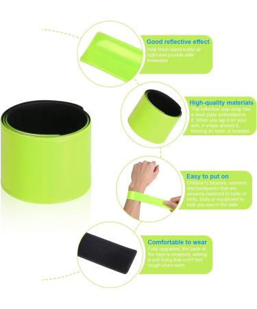 Uraqt Reflector Band Set - 16pcs Universal Reflectors for Joggers & Cyclists - A-Green Safety Tape & Snap-Arm Strap for Kids & Adults - Buy Online on GoSupps.com