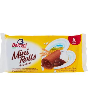  Balconi Balconi Cioccolato Mini Cake with Chocolate Cream (6 x 30 g) 180 g - Buy Online on GoSupps.com