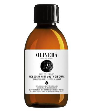 Oliveda I24 - Natural mouth pulling oil Moroccan mint | Tooth oil oil pulling Ayurvedic mouthwash | Oil pulling treatment - 200 ml - Buy Online on GoSupps.com