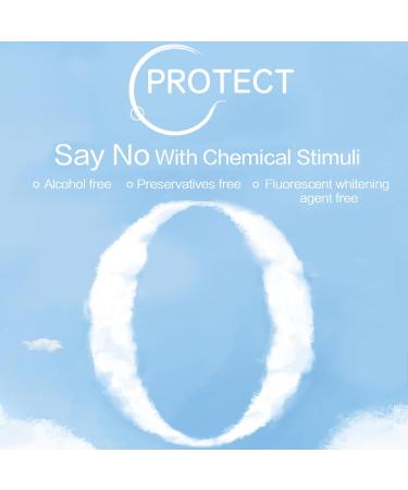 Buy Ultra Soft 100% Cotton Square Pads with Hyaluronic Acid - Lint Free Makeup Remover & Facial Cleansing Cotton Pads (160 Count) - Ideal for Toner Use - International Shipping Available - Buy Online on GoSupps.com