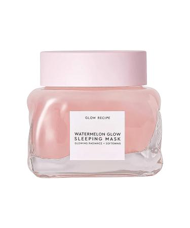 Glow Recipe Mini Watermelon Sleeping Mask - Hydrating Pore Refining Overnight Face Mask with AHAs Hyaluronic Acid + Pumpkin Seed Extract - Anti-Aging Gel Mask for Soft Glowing Skin (30ml / 1oz) 1 Fl Oz (Pack of 1) - Buy Online on GoSupps.com