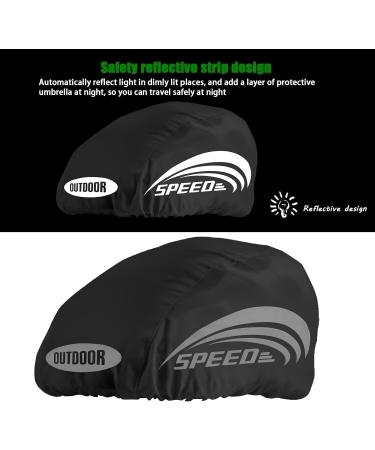 Pinsheng Waterproof Bike Helmet Rain Cover - Reflective & Durable Protection for Men Women & Children (2 Pack) - Buy Online on GoSupps.com