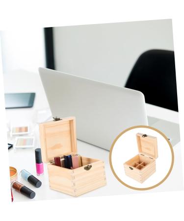 Shop Minkissy Essential Oil Storage Box | Wood Organizer for Jewelry Beads & Bottles - Buy Online on GoSupps.com