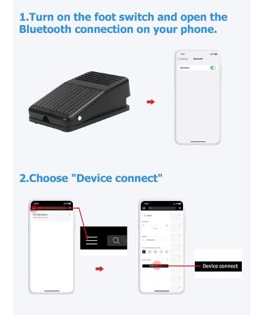 Teleprompter Remote Foot Switch - Moman FS1 Bluetooth Wireless Control for Prompters | MomanPrompter App for iPhone/Android - Buy Online on GoSupps.com