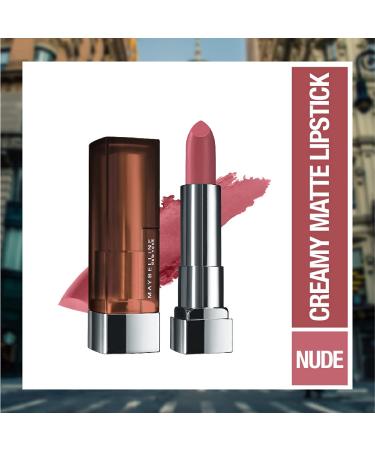 Maybelline Color Sensational Creamy Matte Lipstick 660 Touch of Spice - 0.15 oz | Buy Online - Buy Online on GoSupps.com