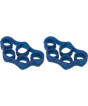 Finger Trainer High Flexibility Soft Silicone Light Portable 2 Pieces Finger Exerciser for Family Dark Blue 11lb - Buy Online on GoSupps.com