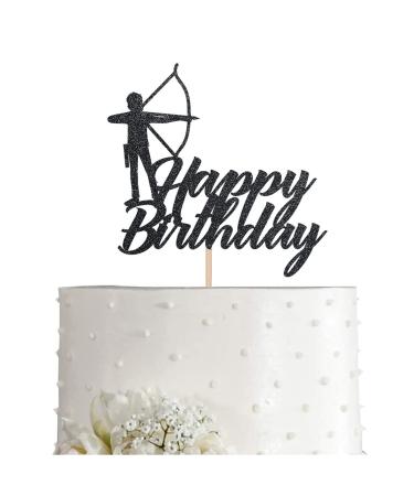 Archery Cake Topper Bow Arrow Hunting Birthday Birthday Party Supply Decorat