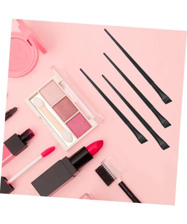 PLAFOPE 12pcs Practical Eyeliner Brush Eye Liner Makeup Brush Angled Eyebrow Brush Eye Liner Brush 15.5x1.2x0.6cm Black - Buy Online on GoSupps.com