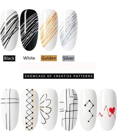 4 Colors Spider Gel for Nail Art Painting Elastic Drawing Spider Gel Soak off UV LED Gel Polish Nail Art DIY Gel Paint Design Point To Line Drawing And Painting Decoration Draw Silk Varnish - Buy Online on GoSupps.com
