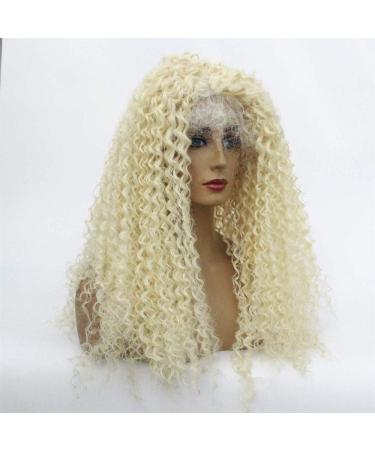 Premium 20 Wiglady Medium Length Lace Front Wig - High Density Synthetic Hair Curls Heat-Resistant Golden Waves for Stunning Style - Shop Now! - Buy Online on GoSupps.com