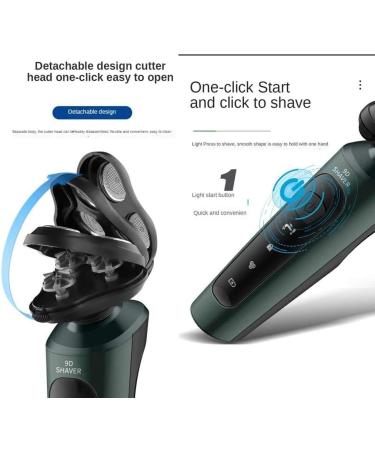 Buy Men's Electric Razor - 4 in 1 Waterproof Rotary Shaver Cordless USB Rechargeable for Travel - Perfect Gift for Husband & Dad - Buy Online on GoSupps.com