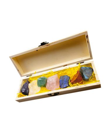 Yoga Decor 2pcs Crystals Chakra Stones Cluster Rock Ore Fish Tank Decor | Toyvian - Buy Online on GoSupps.com