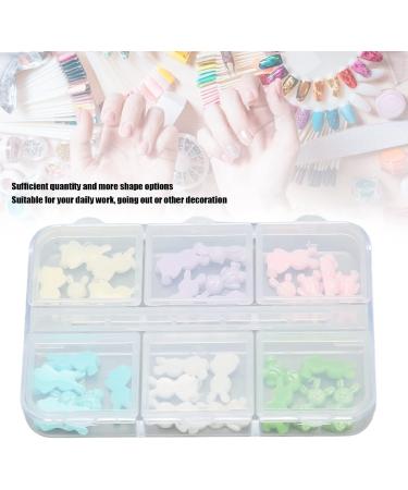 3D Cute Bear Nail Charms Nail Glitter Charm Rhinestones Ornaments Nail Art Decorations Glitter Accessories for DIY Craft Nail Art Design Manicure Decor - Buy Online on GoSupps.com