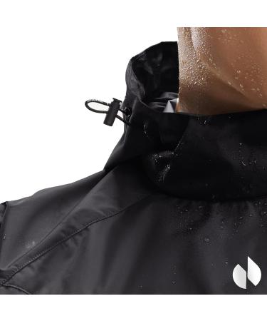 HOTSUIT Sauna Suit for Men - Sweat Sauna Jacket and Pants Set - Black XL - Buy Online on GoSupps.com