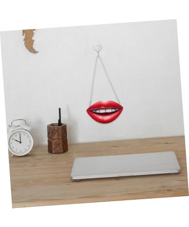 ABOOFAN Lip Pendant Wedding Decorations Hanging Ornaments Valentine's Day Hanging Decors Household - Buy Online on GoSupps.com