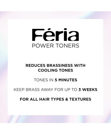 L Or al Paris Feria Toner for Brunettes - Long Lasting Anti-Brass Vegan & Ammonia-Free Hair Care | Iced Brunette Kit - Shop Internationally - Buy Online on GoSupps.com