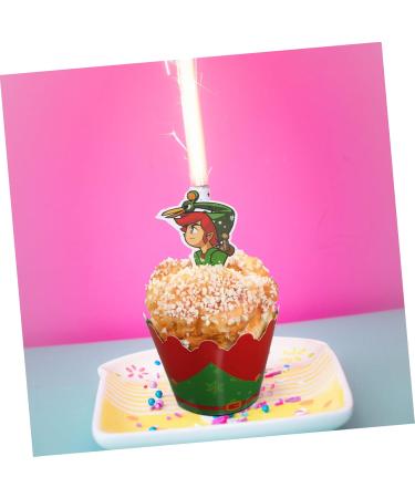 Christmas Cake Decoration Set | Cupcake Toppers Wraps & Party Supplies for Holiday Celebrations - Buy Online on GoSupps.com