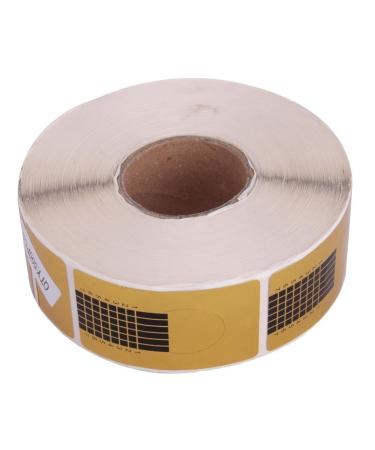 Roll 500 golden cards for nail extension UV gel nail forms set