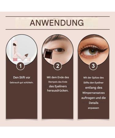  Jingmiger Double-ended makeup eye corner applicator for women swaying eye makeup precise stencil quick-drying cosmetic cream gel - Buy Online on GoSupps.com