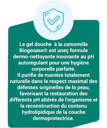 BIODERM BIODERMOCOSMETICI Biogenase Gel Douche Relaxant la Camomille sans Paraben pour Tout Type de Peau 500 ml - Buy Online on GoSupps.com