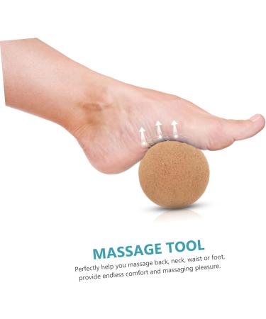 ToddMomy Triggerpunktball - Acupunkt Massage Ball for Back Relief Multi-Purpose Massage Tools Peanut Rollerball & Fitness Cork - Ultimate Neck & Yoga Block Support - Buy Online on GoSupps.com