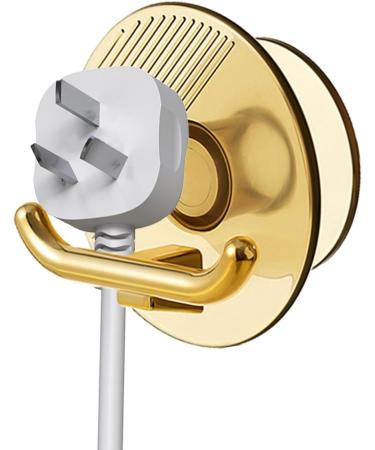 Vesone Connector Hooks - Self-Adhesive Cable Organizer & Drill-Free Toothbrush Holder - Transparent Brown Key & Bathrobe Hook for Razors Coats Towels - Buy Online on GoSupps.com